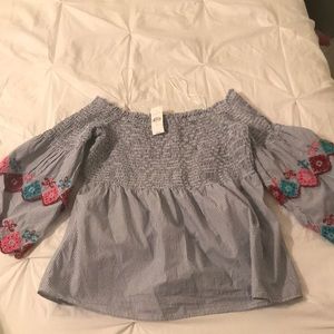 Loft off the shoulder blouse